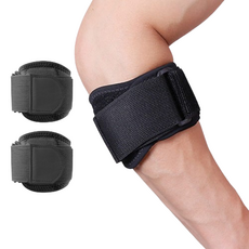 Lo at Lo 高彈力護肘, 黑色, 2個