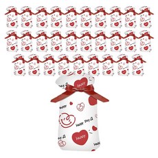 Starium 簡易緞帶禮品包裝袋, 快樂日, 50個