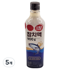 식자재왕 참치액, 5개, 900g