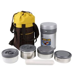 COSMOS 大容量便當盒組, 混色, 1套