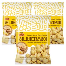 머거본 허니버터강냉이, 3개, 70g