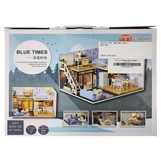 CUTE ROOM 智趣屋 DIY手作袖珍屋，附防塵罩，適用年齡14歲以上, 舒適生活, 1組