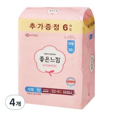 Yuhan Kimberly 超薄衛生棉, 大型, 38入, 4個