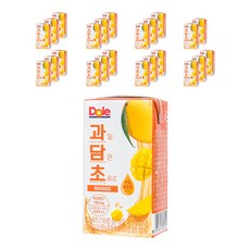 돌 과일 담은 초음료 망고 주스, 120ml, 24개