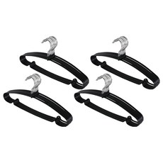 네이쳐리빙 논슬립 코팅 옷걸이, 블랙, 40개