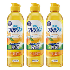 第一石鹼 Kitchen Club KC 濃縮除菌洗碗精 橙香 3瓶, 250ml, 1組