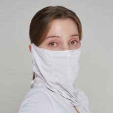 PGA TOUR Cool Left UV涼感口罩, 白色