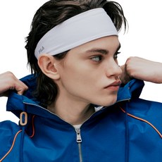 FILA GOLF 運動髮帶, 白色, 1個