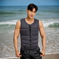 WEEK9 WEEK JACKET 救生衣, 灰色