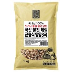 행복한엄마밥상 국내산 씻거나 불릴 필요없는 찰진 체질균형 영양8곡, 1kg, 1개 1kg, 1개