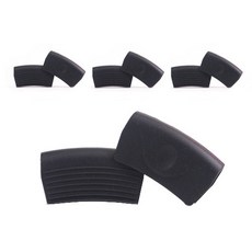 natureahn 矽膠鍋柄 2入, 黑色的, 4個