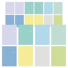 PENPIA 1200 彩色筆記本 A, 隨機出貨, 20個