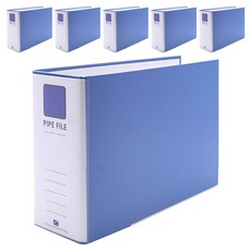 Heemang 2孔管狀活頁夾 A4 9*7 軍色 Br497E, 天藍色, 6個