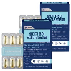 jw Pharmaceutical rYG Omega3膠囊, 30顆, 2個