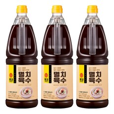 MONGGO FOODS INC. 鯷魚高湯, 3個, 1.8L