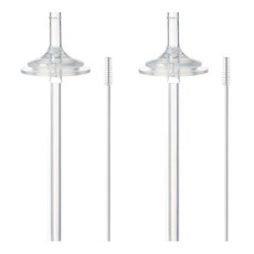 hibee 吸管替換組 適用6個月以上寶寶 韓國製造, 透明, 1組