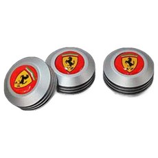 鋁製Logo車牌螺絲 法拉利霧面鈦[3入1組], 3入, 法拉利(霧面鈦)