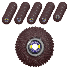 천일연마 핸드그라인더용 날개페파 #100, 30개