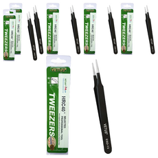 VETUS 핀셋 ESD-13, 혼합색상, 6개