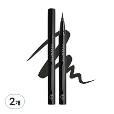 FORENCOS Tattoo All Proproof 眼線筆 0.6g, 01 真實黑, 2個