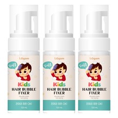 아이오감 키즈 헤어 버블 픽서 120ml, 3개
