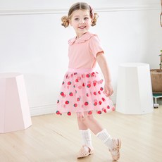 BERRYMAY 女童亮閃水果紗裙