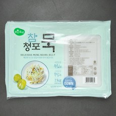 맑은물에 참청포묵, 2kg, 1개입, 1개