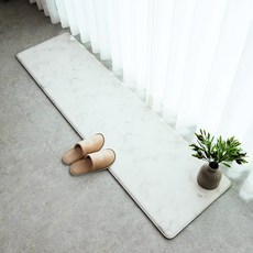 Market Plan 雙面加厚廚房地墊, 六角形+大理石, 1個