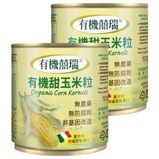BIOES 囍瑞 義大利有機甜玉米粒, 160g, 2罐