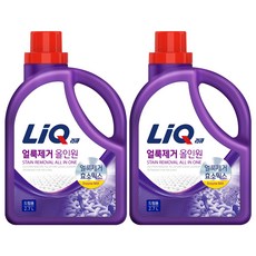 리큐 얼룩제거 올인원 액상세제 드럼용 본품, 2.7L, 2개