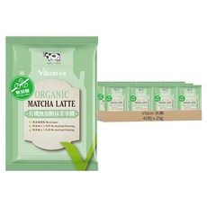Vilson 米森 有機無加糖抹茶拿鐵, 25g, 8包, 5盒