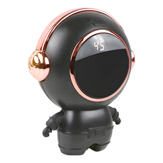 aibo USB充電式 太空人暖蛋 二檔調溫, USB-22T11-BK, 黑色