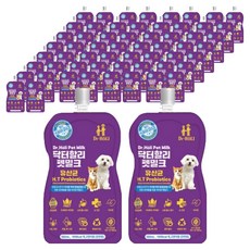 닥터할리 반려동물 펫밀크, 유산균, 180ml, 60개
