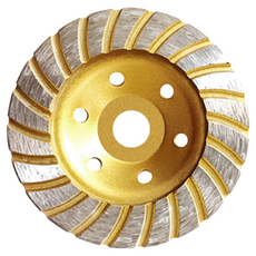 바벨롭 다이아몬드 휠 컵 터보형 22날 100mm, 1개