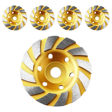 바벨롭 다이아몬드 휠 컵 일반형 12날 100mm, 5개