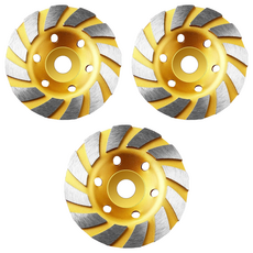 vavelop 鑽石杯型砂輪 一般型 12齒 100mm, 3個