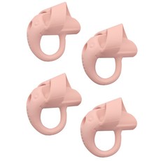 GGOSA 握筆輔助器 大象款 4入組, 粉色的, 1套