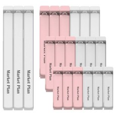 마켓플랜 밀봉 집게 7종 x 3p 세트, 혼합색상, 1세트