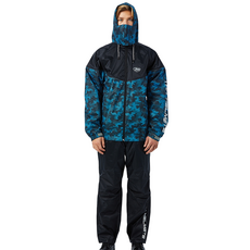 BAOGANI 寶嘉尼 二件式雨衣 THH聯名款, 藍色 + 黑色