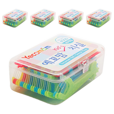 Yecomam 兒童牙線棒 40支 硬盒, 31014, 5盒