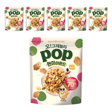 ORION 好麗友 POP格蘭諾拉燕麥片 糙米杏仁果, 6個, 340g