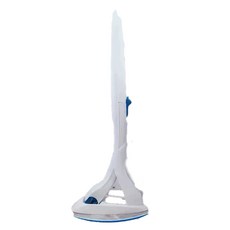 KINBATA 可溶解拋棄式馬桶刷 附贈16入刷頭+2個掛勾, 白色 + 藍色, 1支