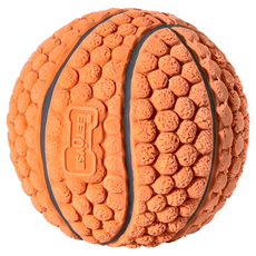 EETOYS 宜特 運動乳膠玩具 乳膠材質 耐咬 潔牙解悶 發聲器, 小(6.5cm), 籃球, 1個