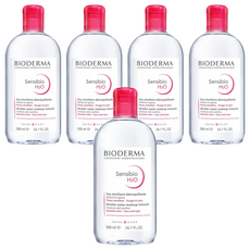 BIODERMA H2O高效潔膚液 粉瓶, 5瓶, 500ml