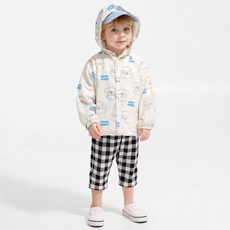 베리메이 아동용 냉감 통기성 체크 냉장고 팬츠