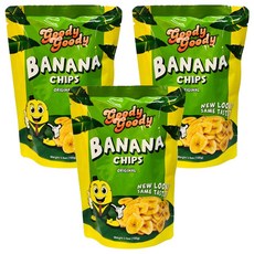 古迪古迪香蕉片, 100g, 3個