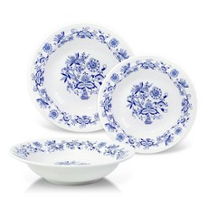 MAZUOKA 花紋圓盤 3入, 1套, 盤子3入, 單色