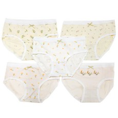 Freesia 學生棉質內褲5件組