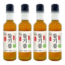 복이네먹거리 통들깨로 만든 저온압착 순한맛 맑은 들기름, 180ml, 4개