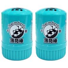 charmherbs 千鶴 薄荷棒 茶樹香, 3.2g, 2個